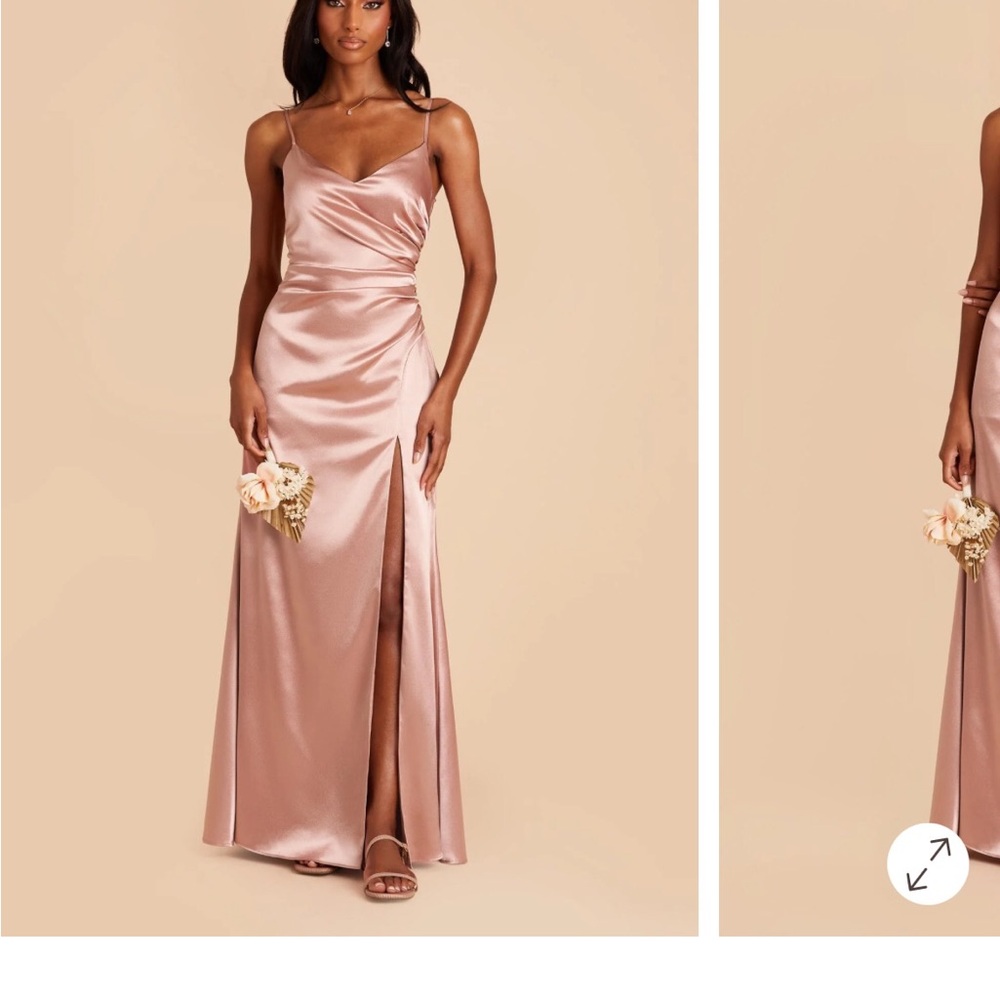 Birdy Grey Catherine Shiny Satin Rose Gold